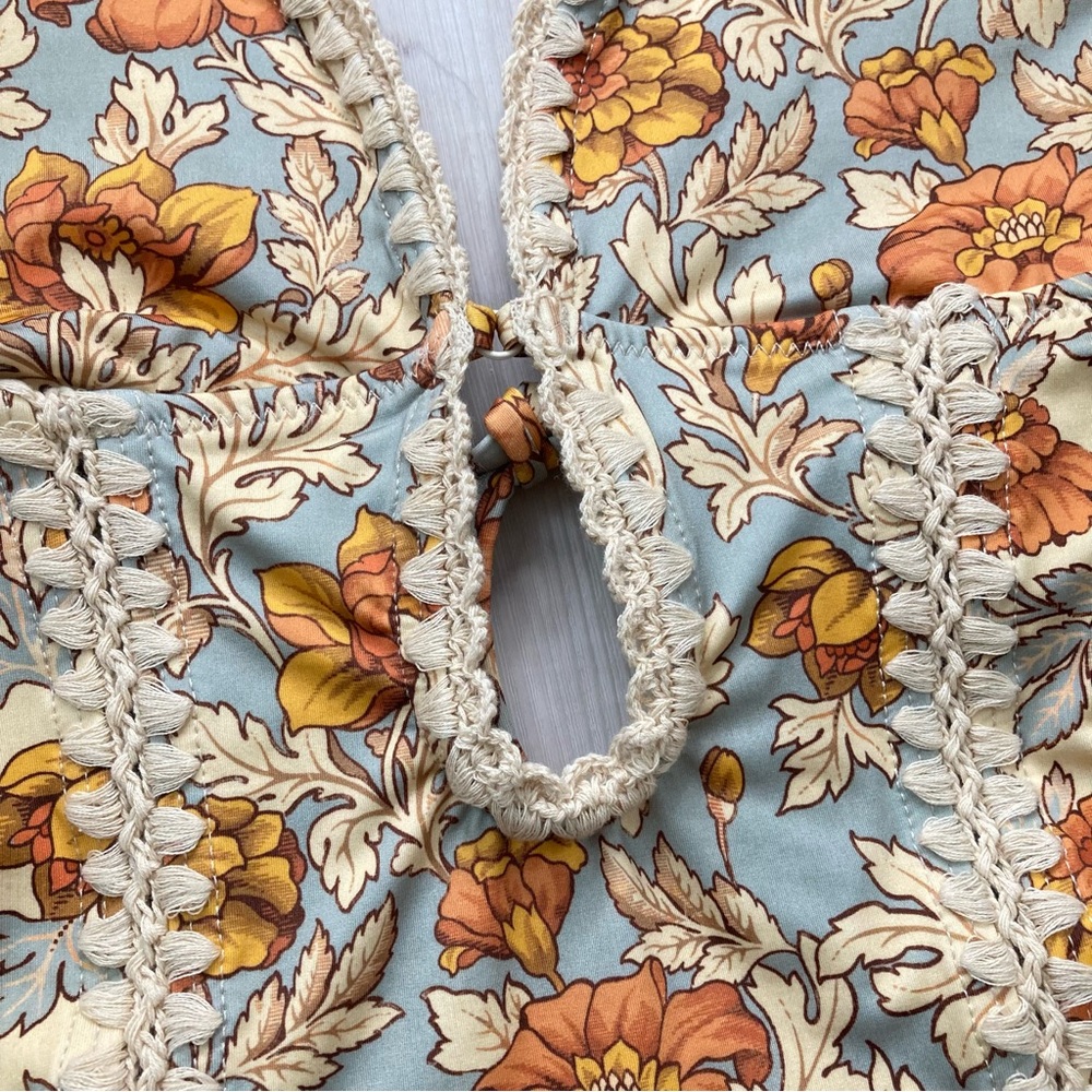 Zimmermann Crochet Keyhole One-Piece Swimsuit - Picture 2 of 8